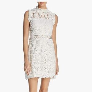 NWT Lucy Paris Gwen Lace Ruffled Dress